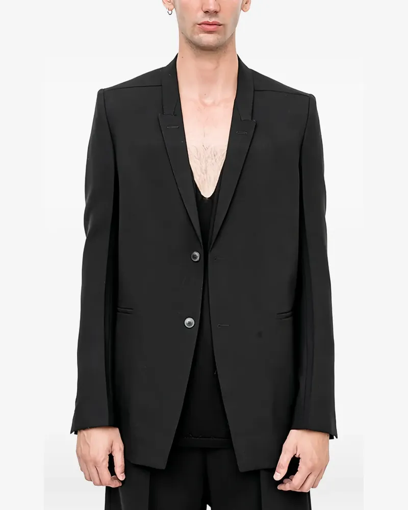 Rick Owens Concordian blazer - Schwarz Schwarz