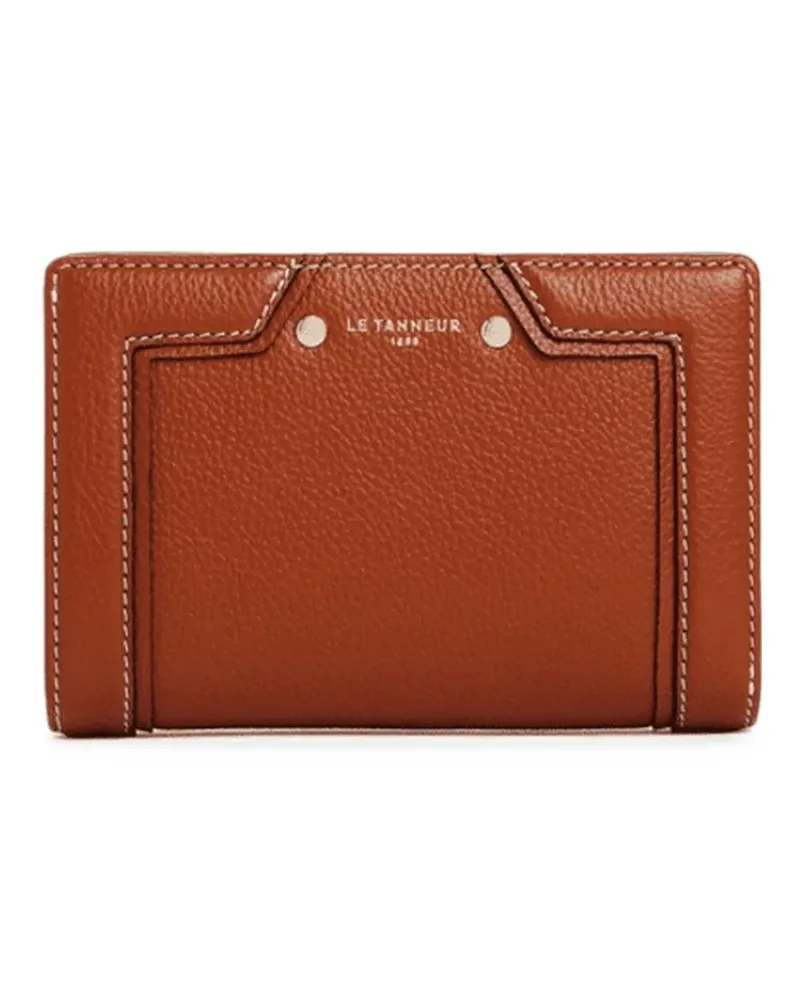 Le Tanneur grained leather wallet - Braun Braun