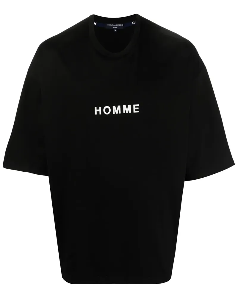 Comme des Garçons T-Shirt mit Slogan-Print - Weiß Weiß