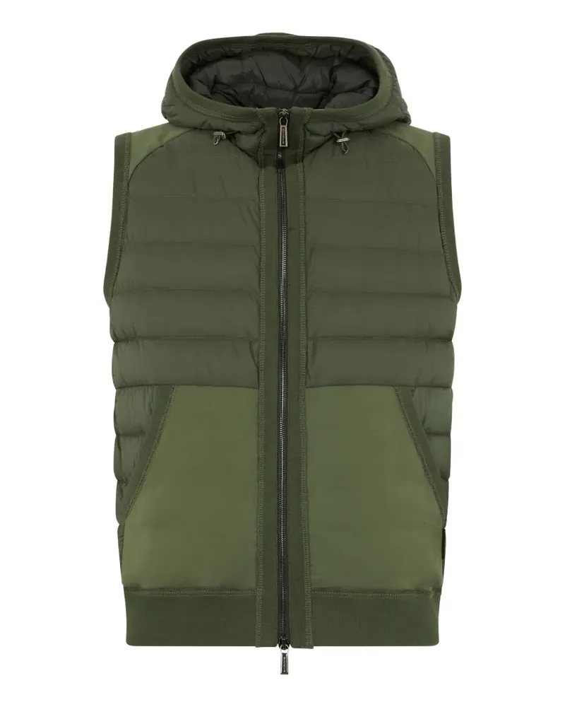 MOORER hooded vest - Grün Grün