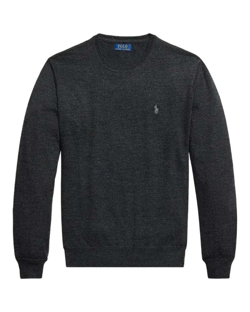 Ralph Lauren Rundhalspullover aus waschbarer Wolle - Grau Grau