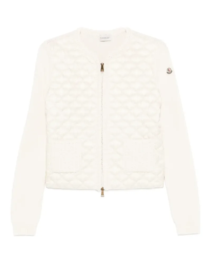 Moncler Gesteppte Jacke mit Reißverschluss - Nude Nude