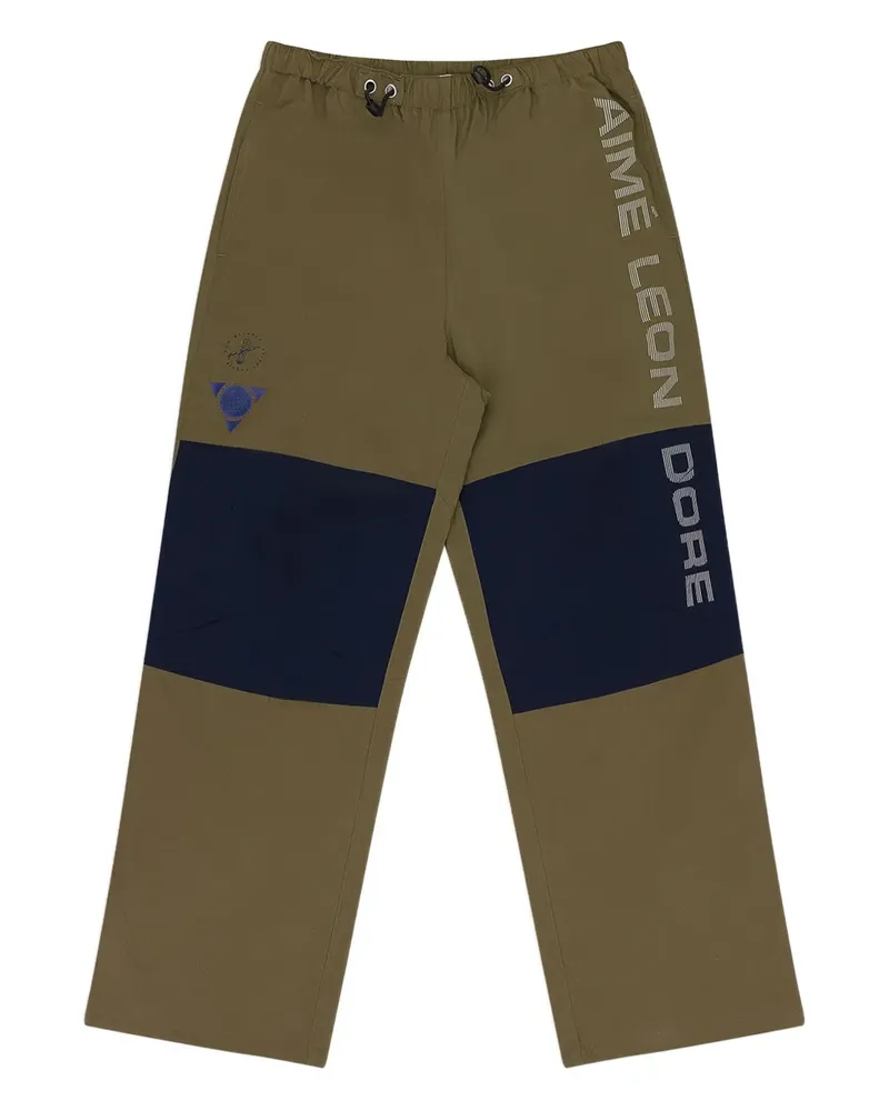 Aimé Leon Dore NEW BALANCE Shell-Hose in Colour-Block-Optik - Braun Braun