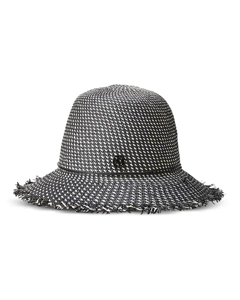 Maison Michel Candice Hut mit Fransen - Schwarz Schwarz