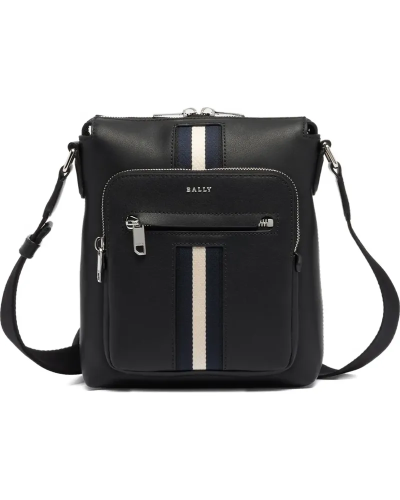 Bally Kuriertasche aus Leder - Schwarz Schwarz