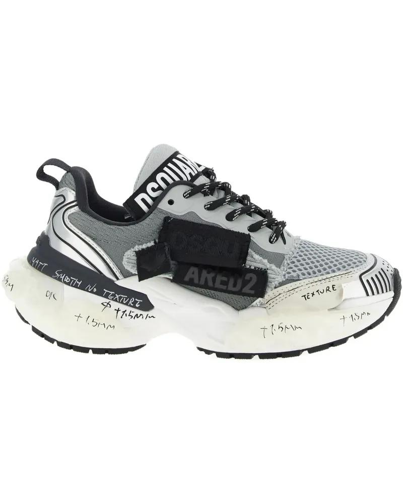 Dsquared2 Faster mesh-inserts sneakers - Grau Grau