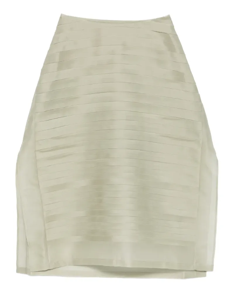 christian wijnants pleated midi skirt - Nude Nude