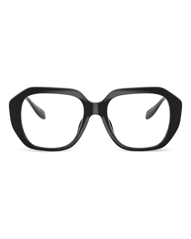 Michael Kors Valletta Brille mit eckigem Gestell - Schwarz Schwarz