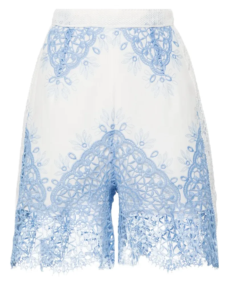 Evarae Layla Shorts mit Spitze - Weiß Weiß