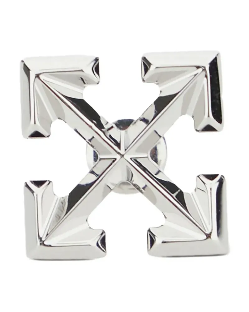 OFF-WHITE arrow earring - Silber Silber