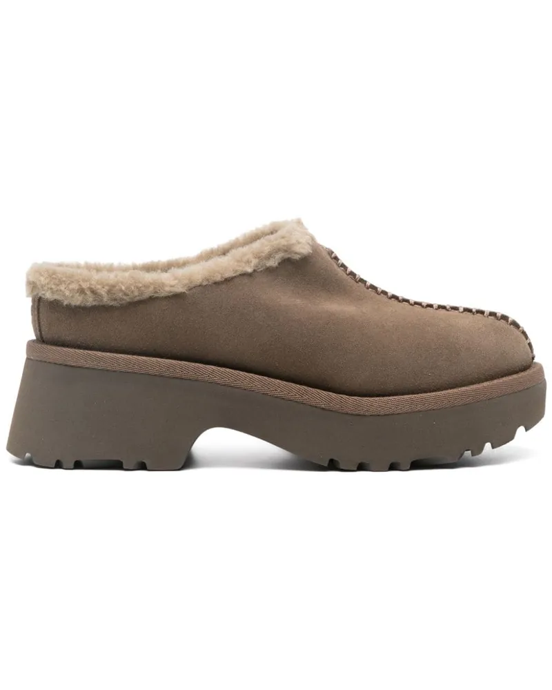 UGG New Heights Cosy Clogs - Nude Nude