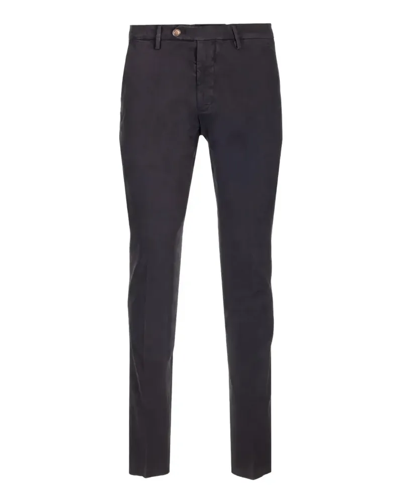Al Duca D’Aosta 1902 slim-fit cotton trousers - Schwarz Schwarz