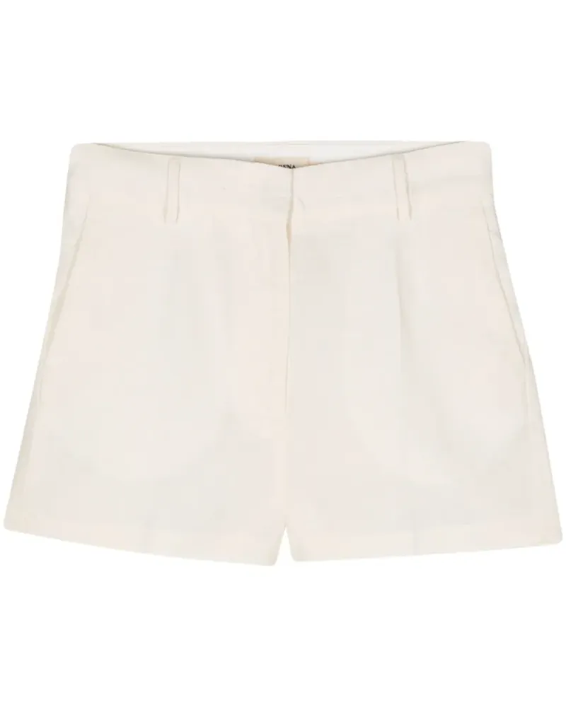 BARENA Dori Canne Leinenshorts - Nude Nude