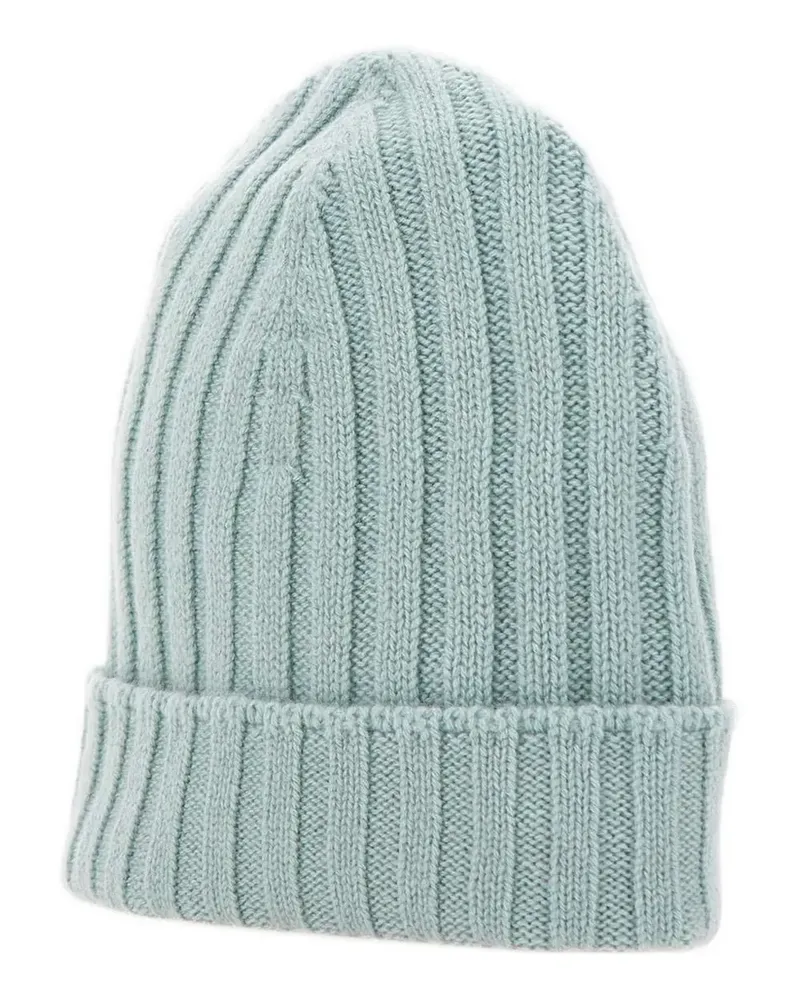 Gran Sasso ribbed beanie hat - Grün Grün
