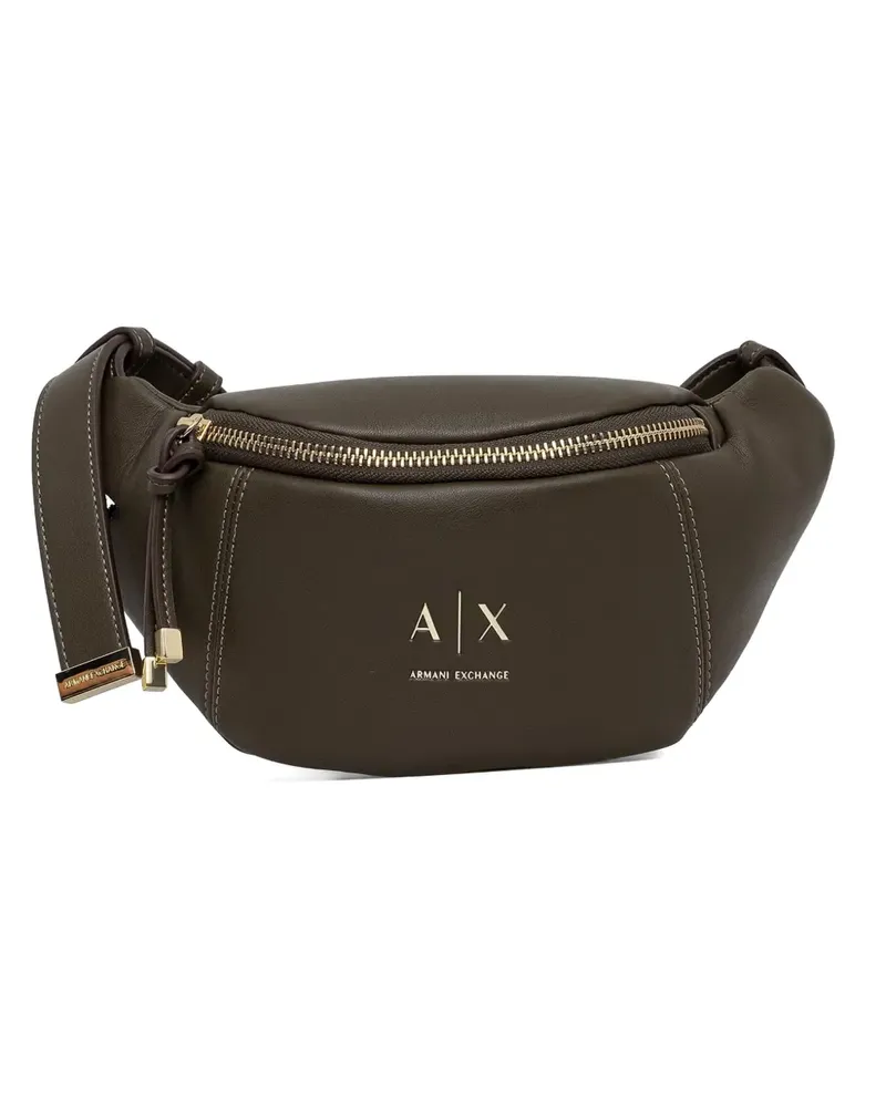 Armani Exchange logo-plaque belt bag - Grün Grün