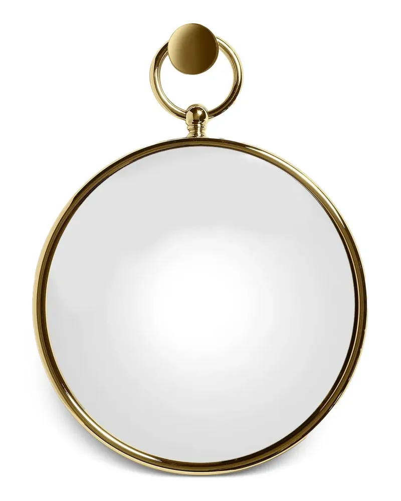 Fornasetti Runder Spiegel - Gold Gold