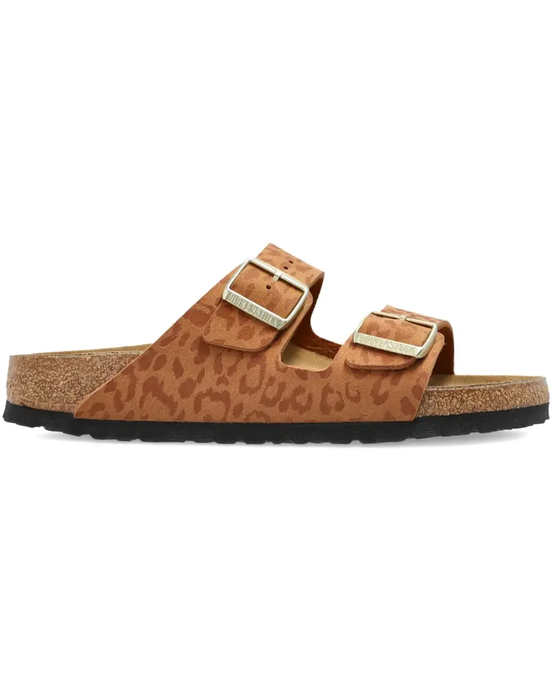 Birkenstock Arizona Sandalen mit Animal-Print - Braun Braun
