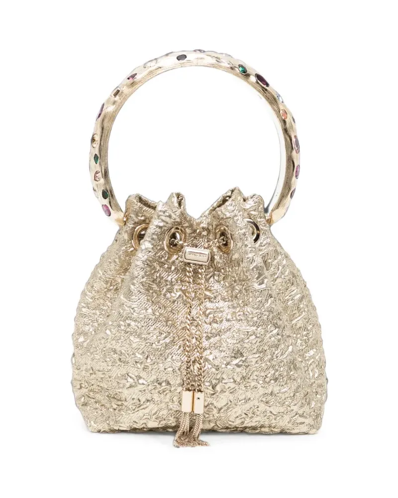 Jimmy Choo Bon Bon Beuteltasche - Gold Gold