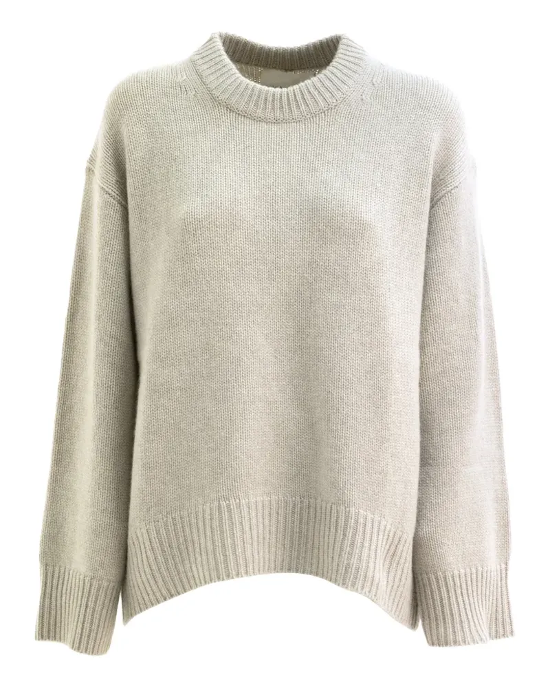 Lisa Yang Gerippter Pullover - Nude Nude