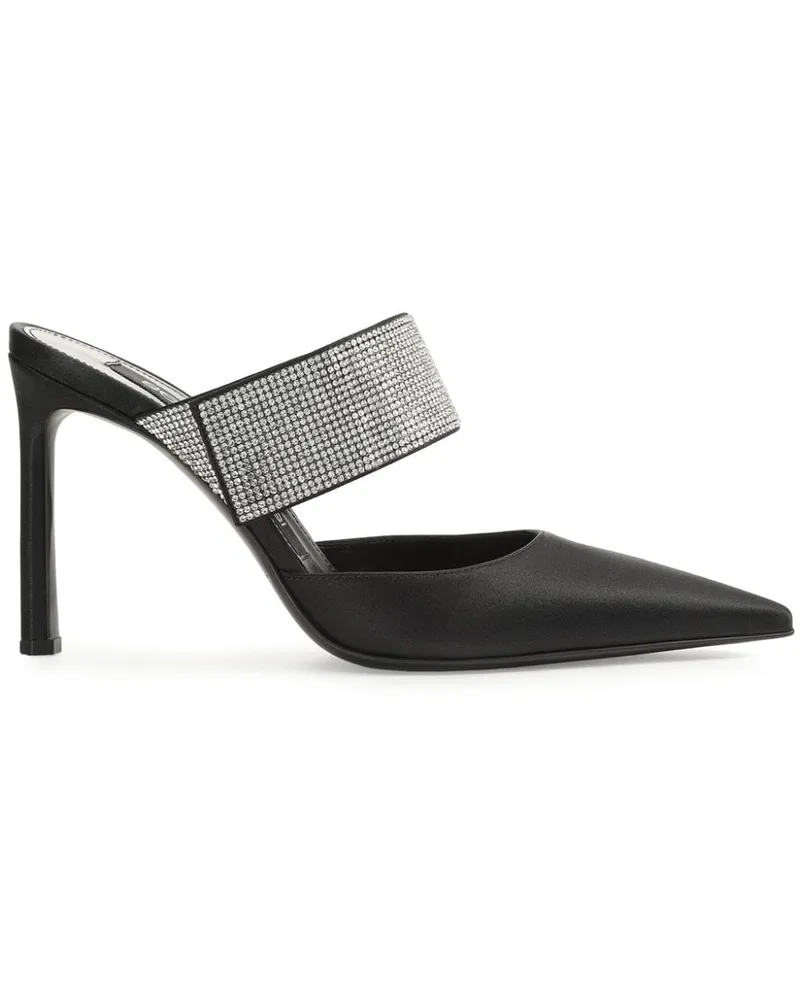 Sergio Rossi SR Paris Mules 95mm - Schwarz Schwarz