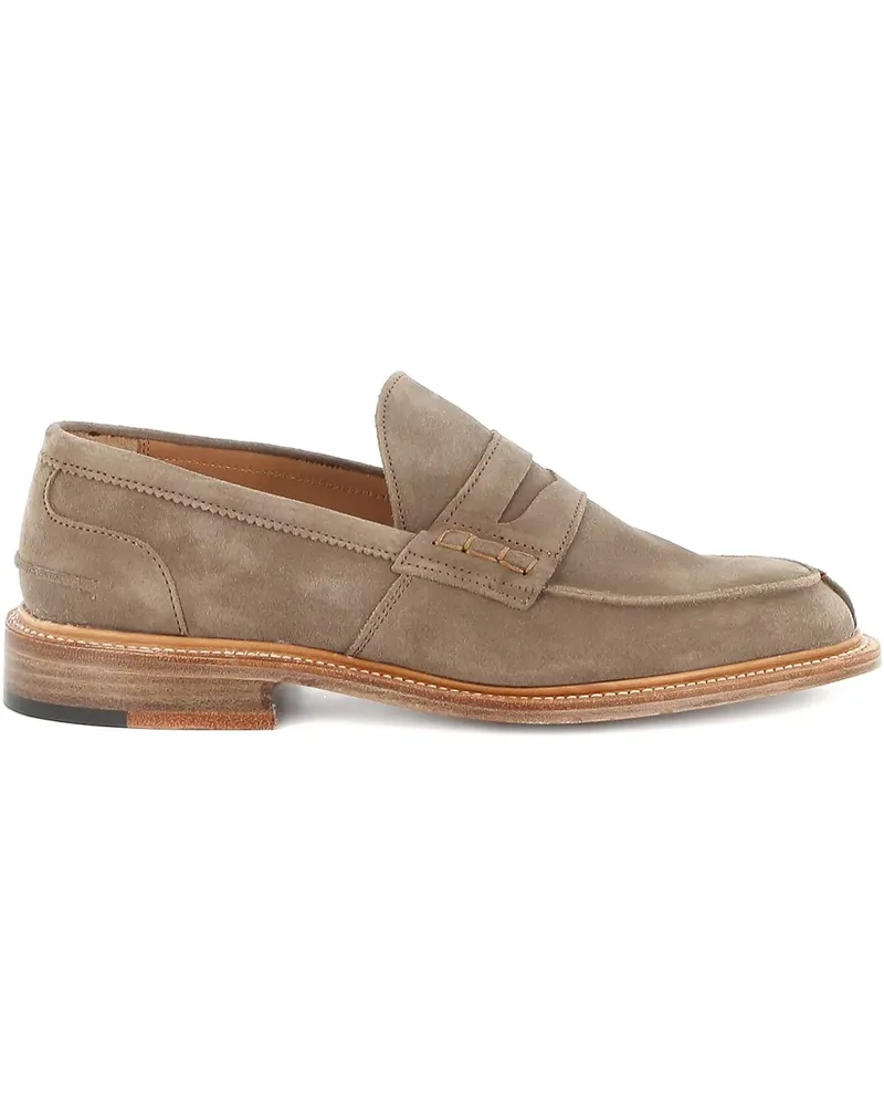 Tricker's Loafer aus Wildleder - Braun Braun