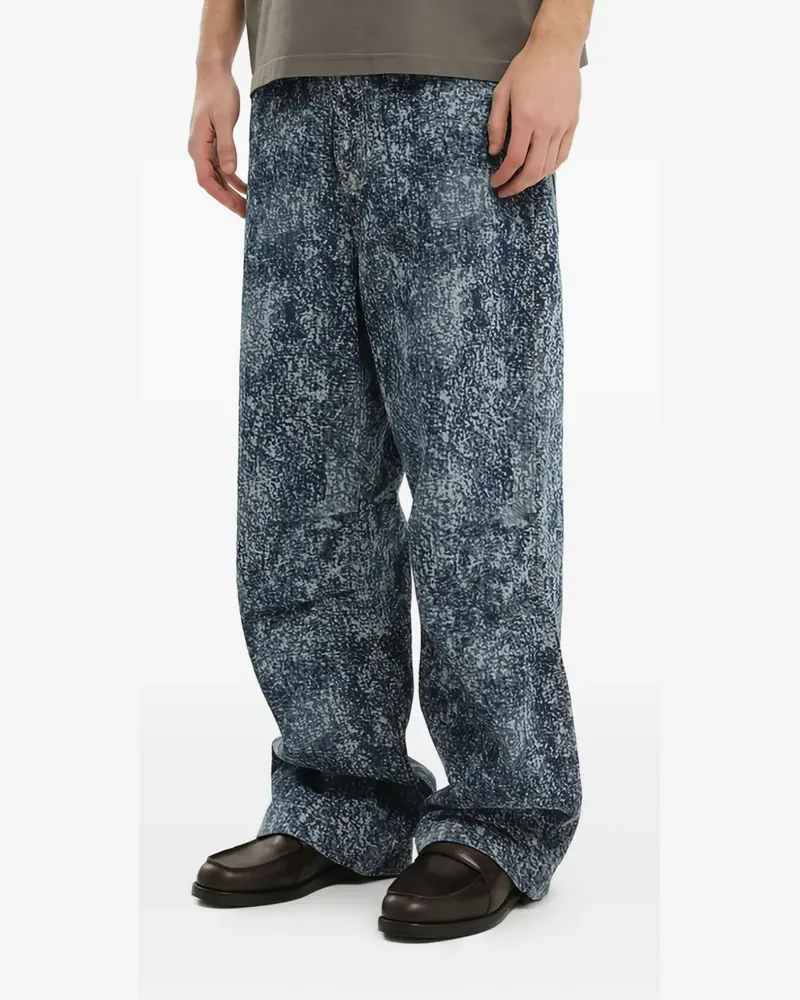 1989 STUDIO Marble Jeans - Blau Blau