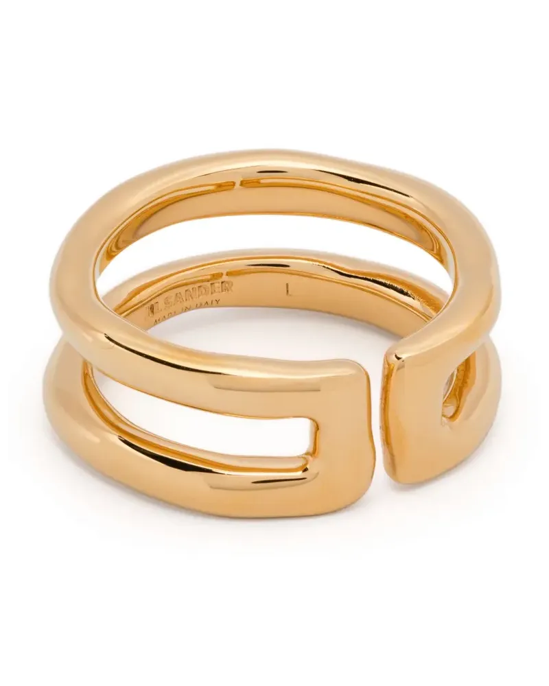 Jil Sander Offener Ring - Gold Gold