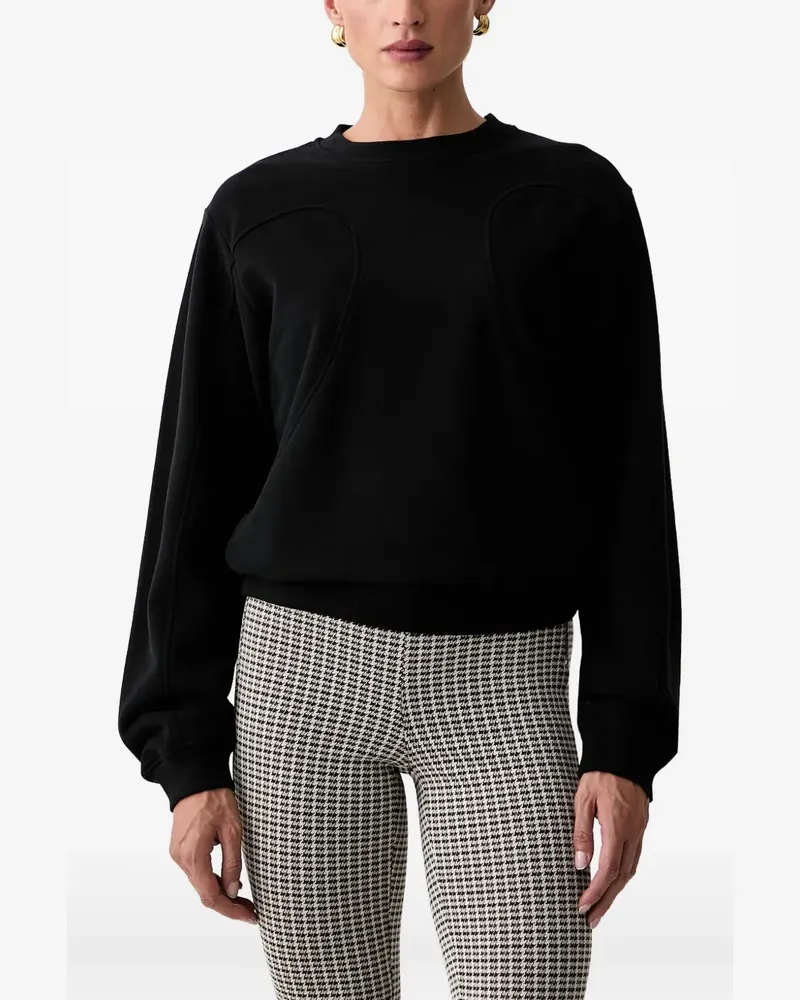 Patrizia Pepe logo-patch sweatshirt - Schwarz Schwarz
