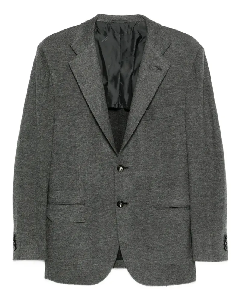 Kiton single-breasted jacket - Grau Grau