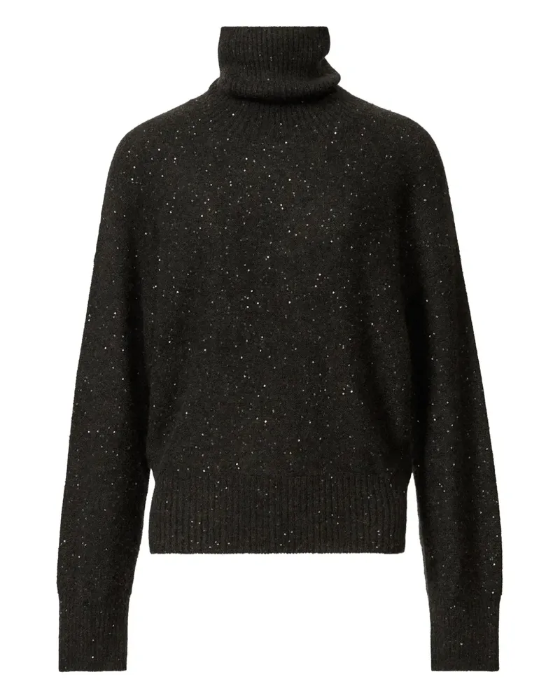 Fabiana Filippi sequin-embellished turtleneck sweater - Grau Grau