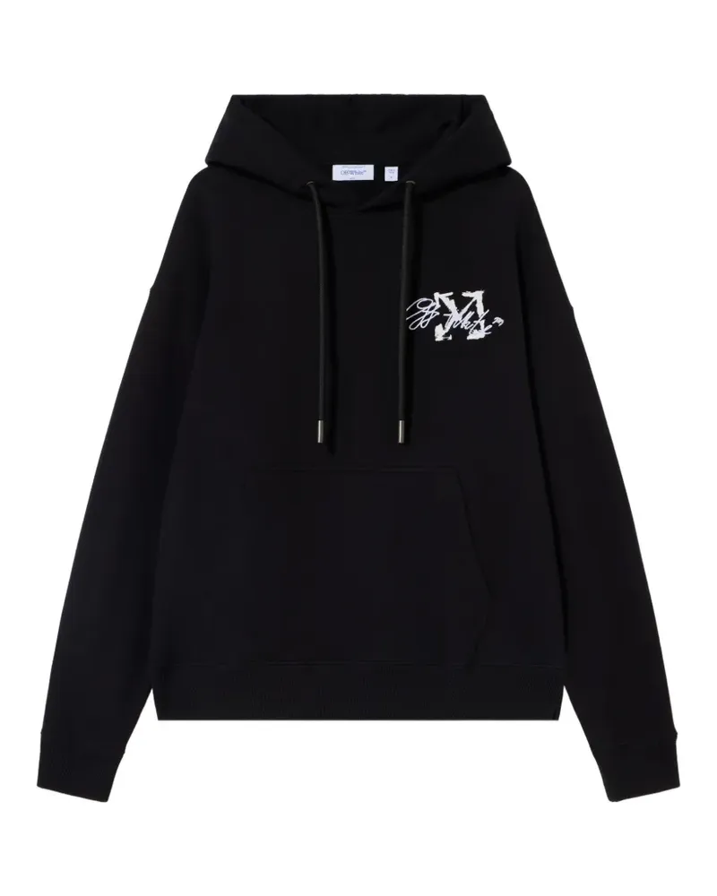 OFF-WHITE Hoodie mit Logo-Print - Schwarz Schwarz
