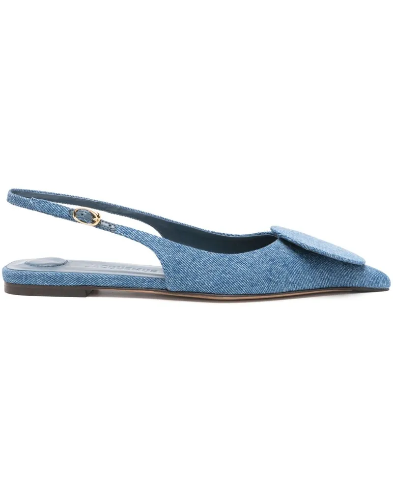 Jacquemus Les Slingbacks Duelo Plates Ballerinas - Blau Blau