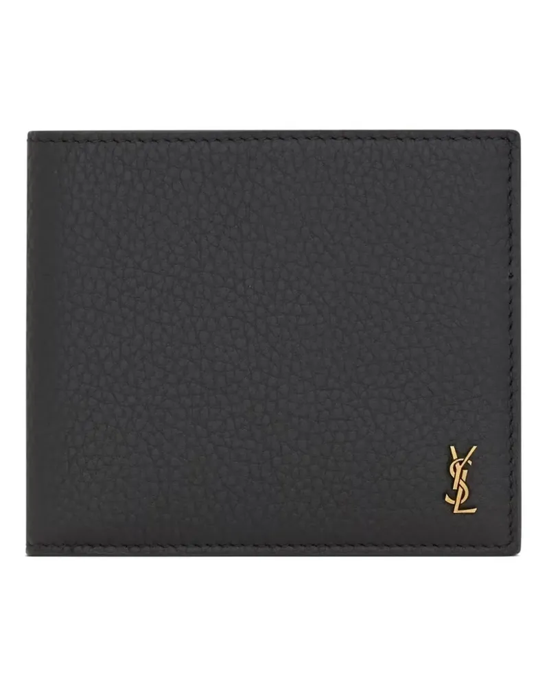 Saint Laurent Portemonnaie mit Logo - Schwarz Schwarz