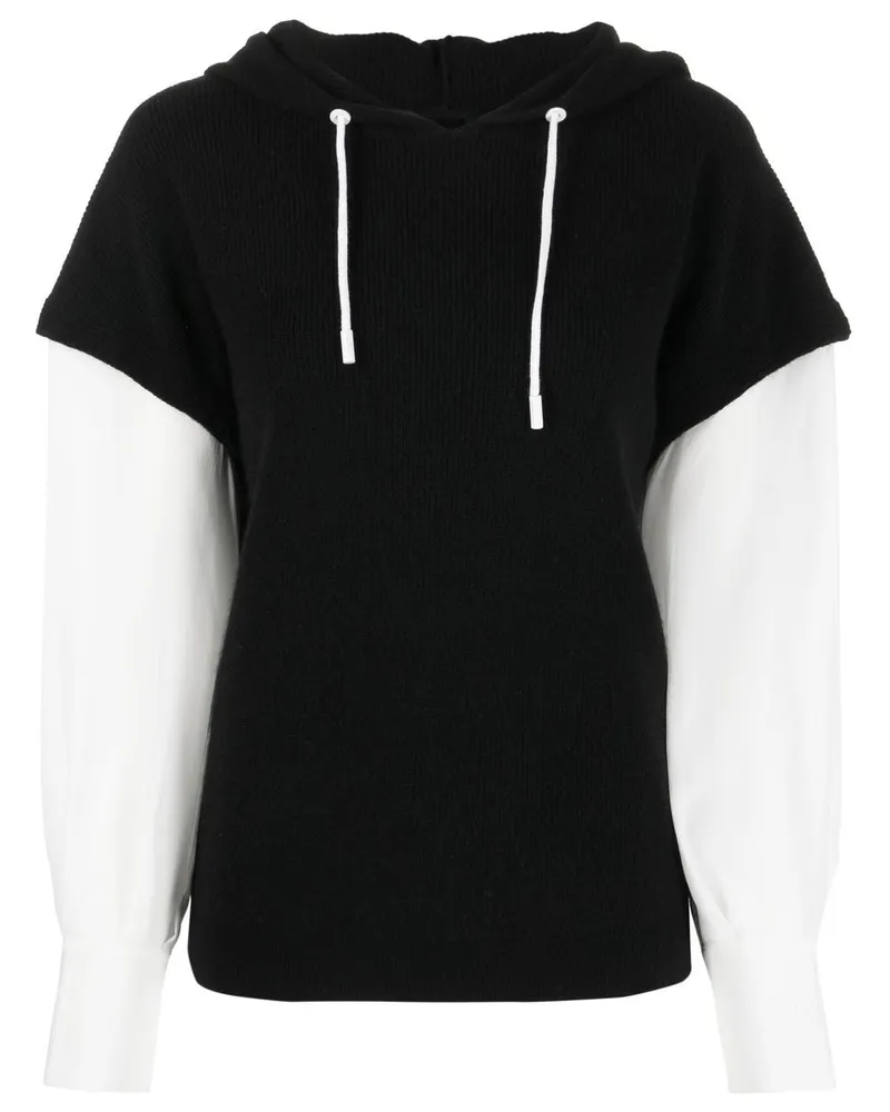 MAX&MOI Kapuzenpullover mit Kordelzug - Schwarz Schwarz