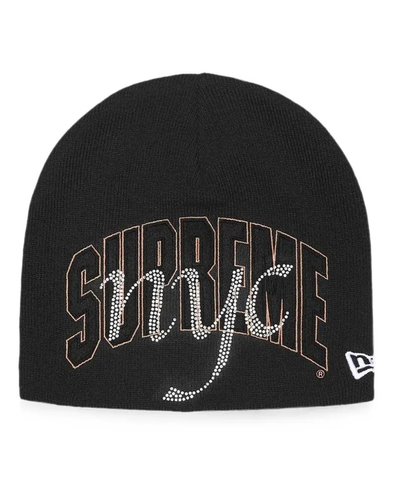 Supreme Being x New Era NYC rhinestone-embellished beanie hat - Schwarz Schwarz