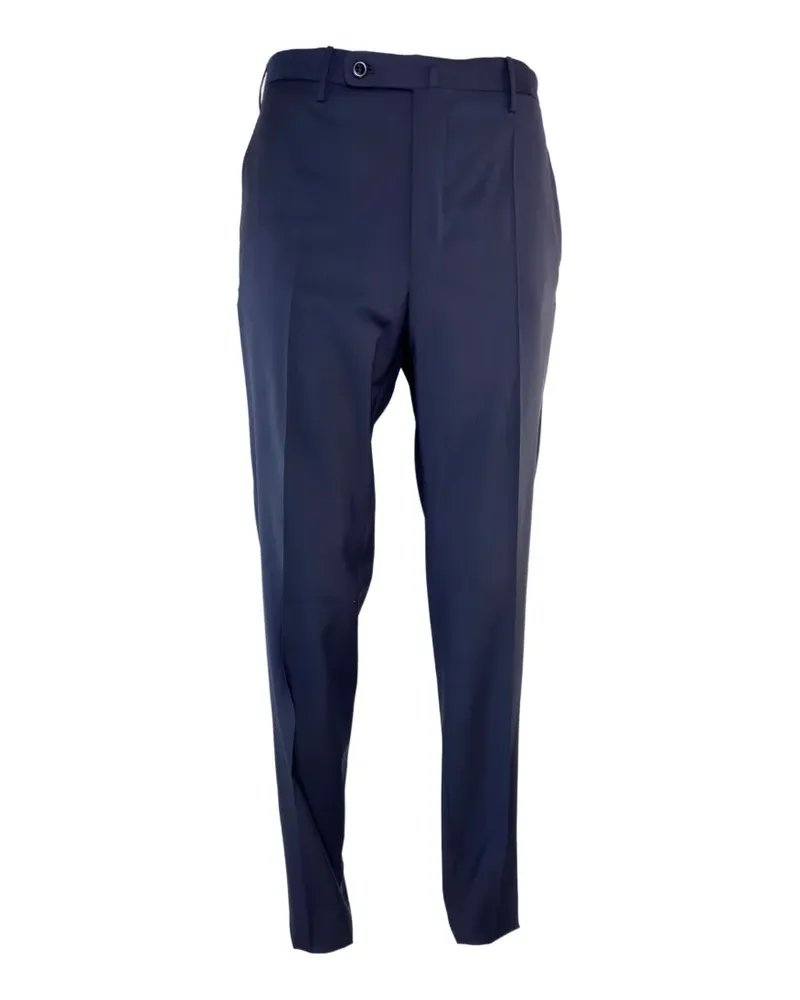 Incotex tailored tropical wool trousers - Blau Blau