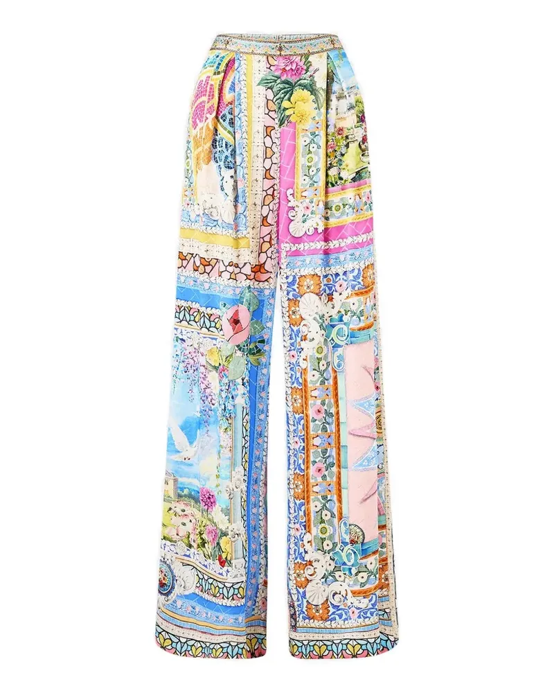 Camilla pleated trousers - Blau Blau