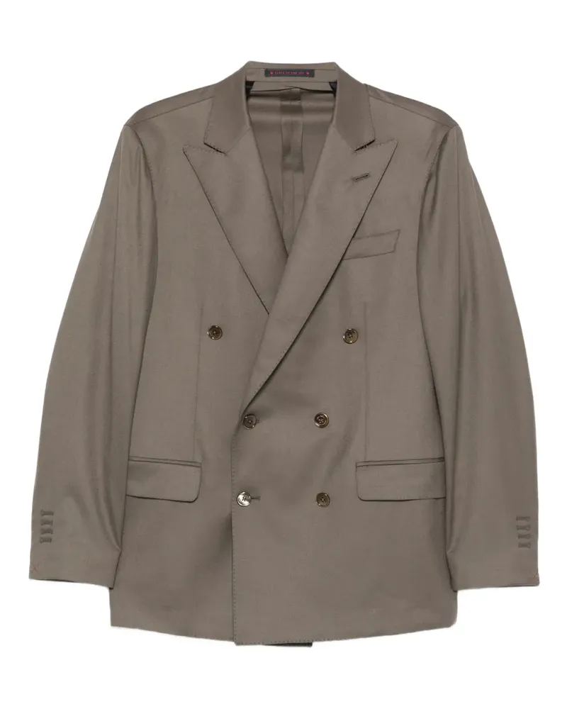 Bagnoli Sartoria Napoli Doppelreihiges Sakko - BEIGE Beige