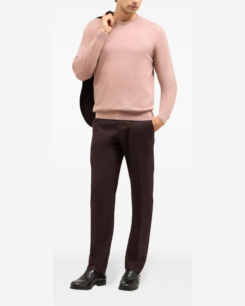 Boglioli Pullover aus gebürstetem Kaschmir - Rosa Rosa