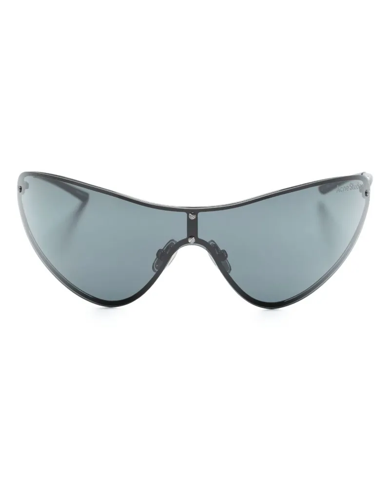 Acne Studios Sonnenbrille mit Butterfly-Gestell - Schwarz Schwarz