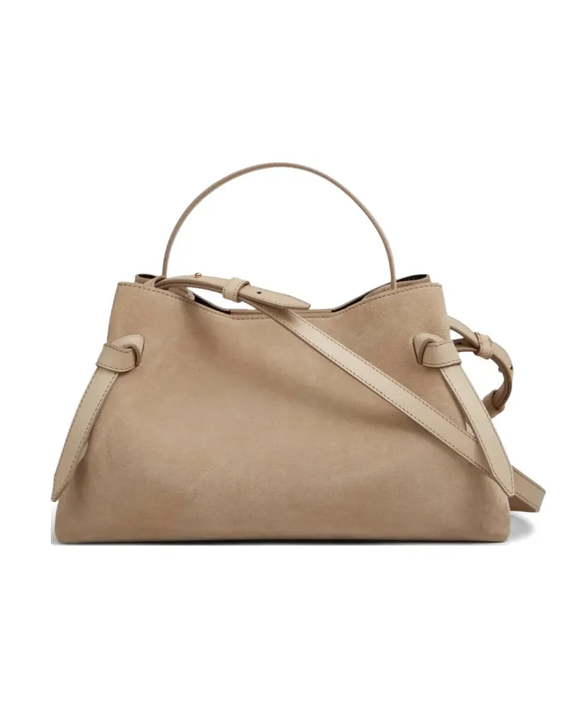 YUZEFI medium Gyoza shoulder bag - Nude Nude