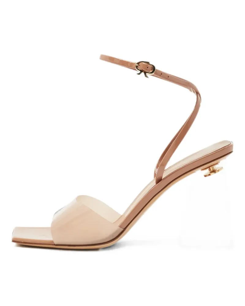 Gianvito Rossi Cosmic ankle-strap sandals - Nude Nude