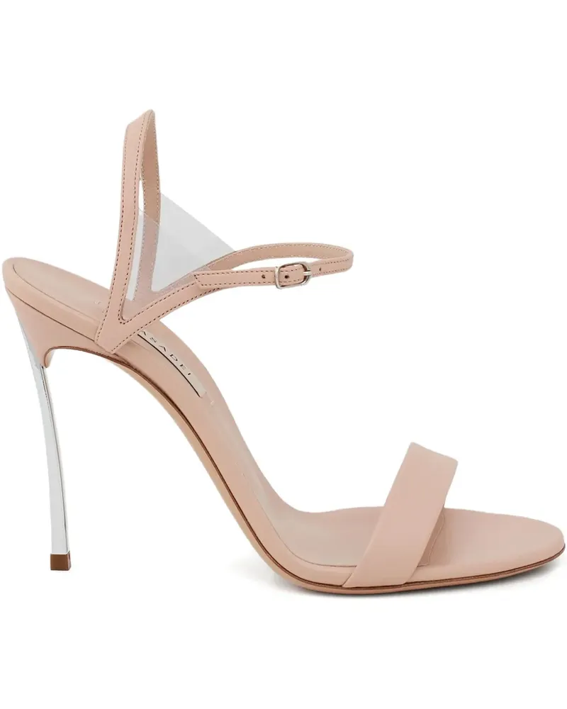 Casadei 115mm Blade V Celebrity stiletto-heel sandals - Nude Nude