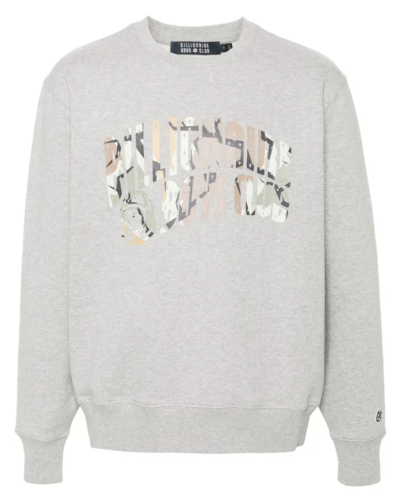 Billionaire Boys Club Sweatshirt mit Slogan-Print Grau