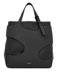 Ferragamo Shopper mit Cut-Outs Schwarz