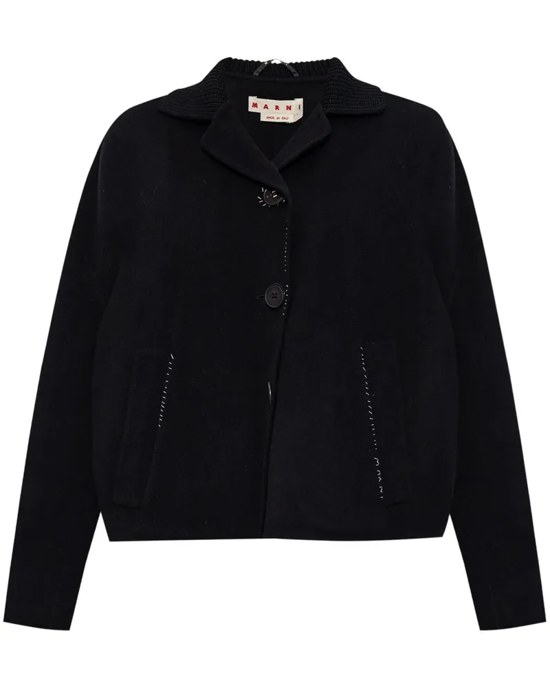 Marni buttoned jacket Schwarz