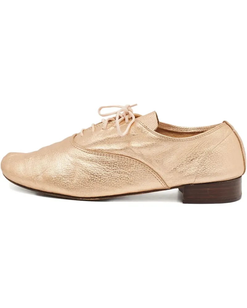Repetto Oxford-Schuhe im Metallic-Look - Gold Gold