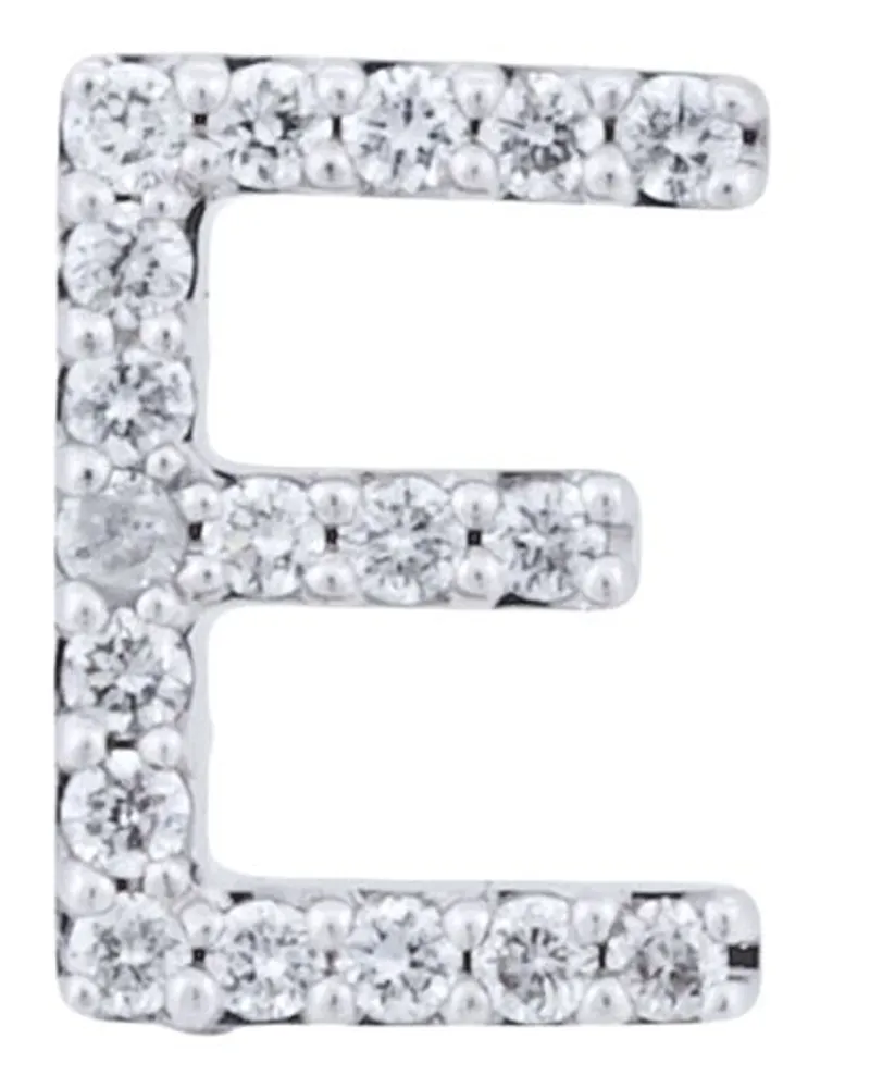 Alinka 18kt ' ID' Weißgoldohrstecker - Metallic Metallic
