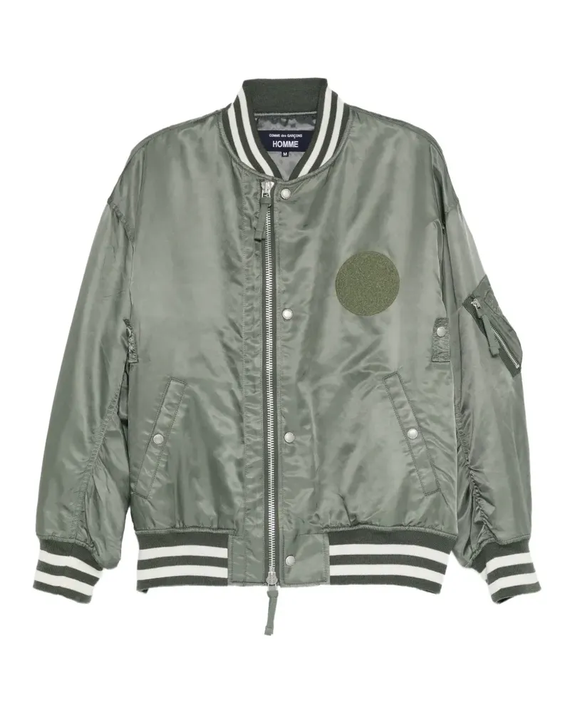 Comme des Garçons Bomberjacke mit gestreiften Details - Grün Grün