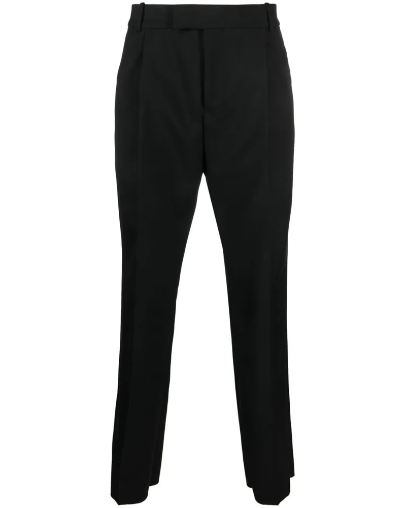 Alexander McQueen Hose mit geradem Bein - Schwarz Schwarz